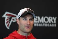 Kirk Cousins at Atlanta Falcons OTA Offseason Workout